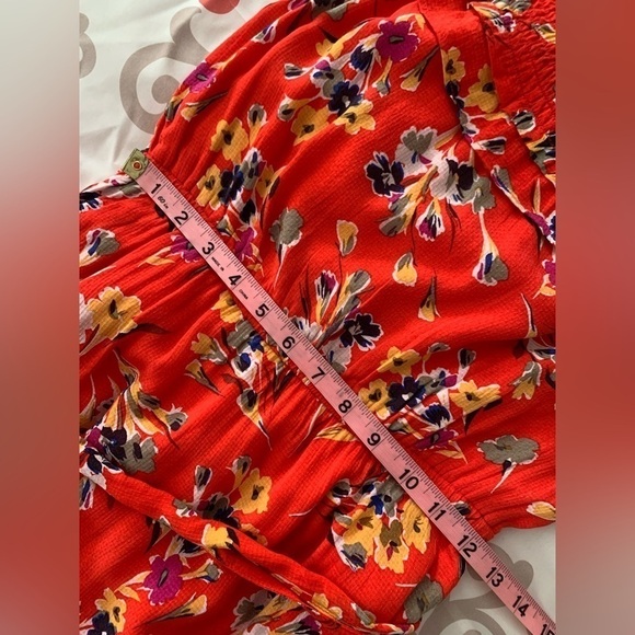 NWT Conversations by Anthropologie Colloquial Off The Shoulder Floral Midi Dress - Picture 12 of 14